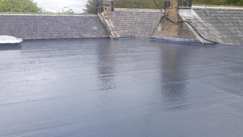 Battlesteads Hotel, rear flat roof completed (6)